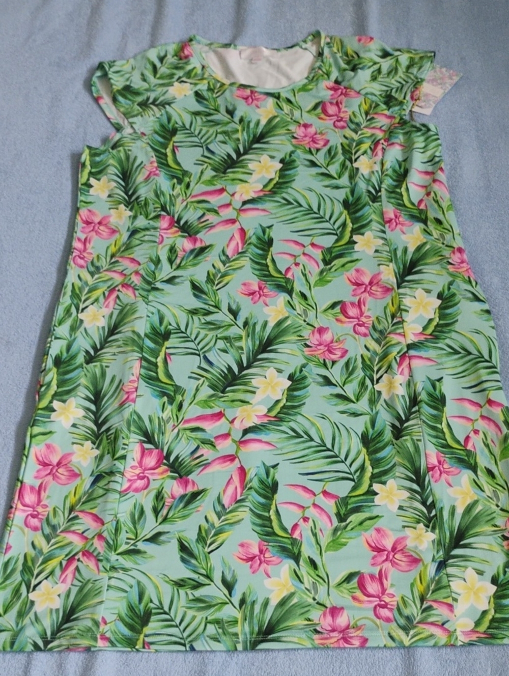 Stella Parker Tropical Floral Sun Dress